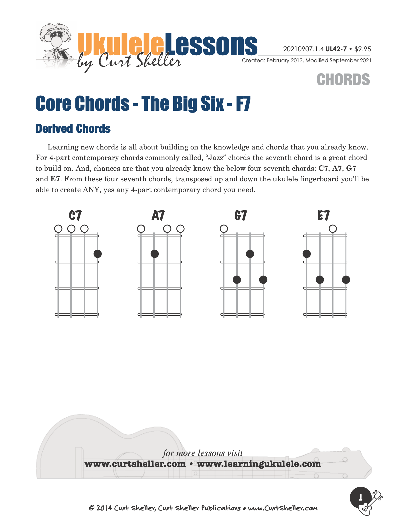 e7 ukulele chord