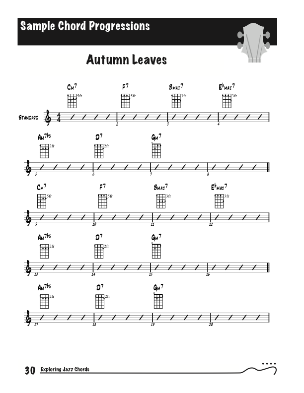 Autumn Leaves Chord Chart