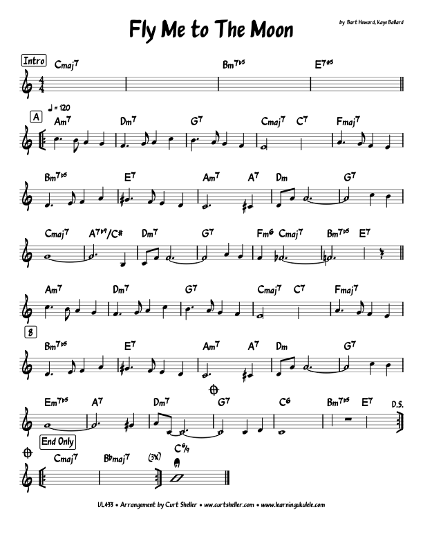 Песня fly me to the. Fly me to the Moon аккорды. Flying to the Moon аккорды. Fly me to the Moon на укулеле. Fly me to the Moon lead Sheet.